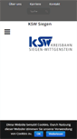 Mobile Screenshot of ksw-siegen.de